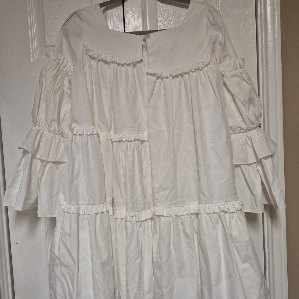 Aje L'espirit Ruffle Mini Dress Size L - Picture 6 of 8